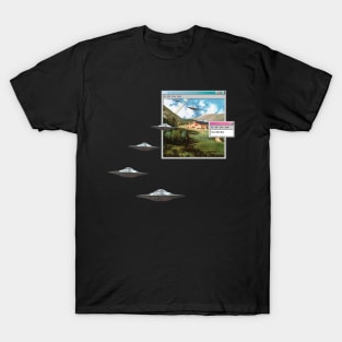 Ctrl+Alt+Del // Returning UFOs T-Shirt